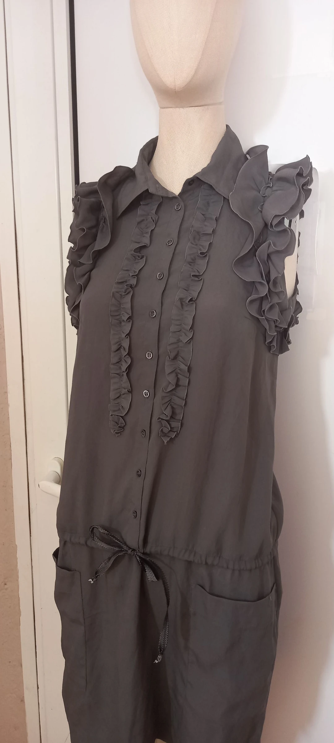 Vestido gris Cop.Copine 36 – photo 3